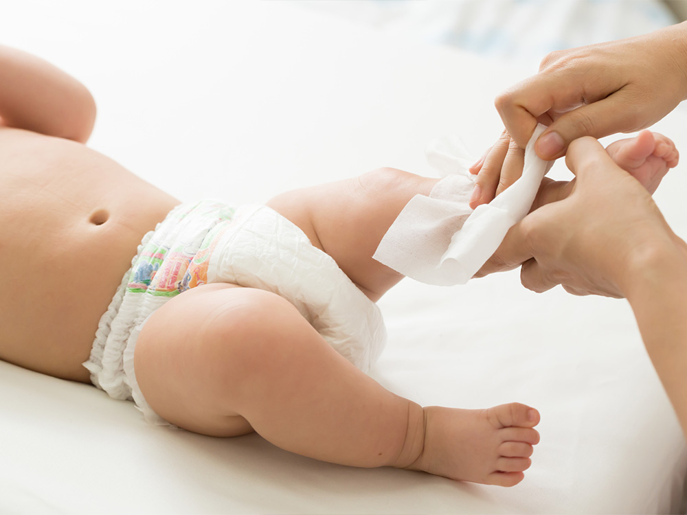 オムツとおしりふき